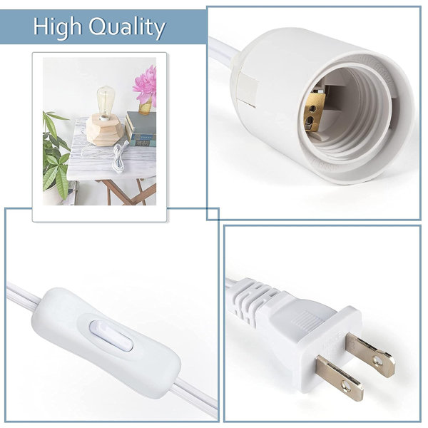 JACKYLED Extension Hanging Lantern Cord Cable 15Ft UL 360W Wayfair